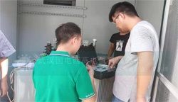 國電西高為杭州電器公司提供調(diào)試服務(wù)